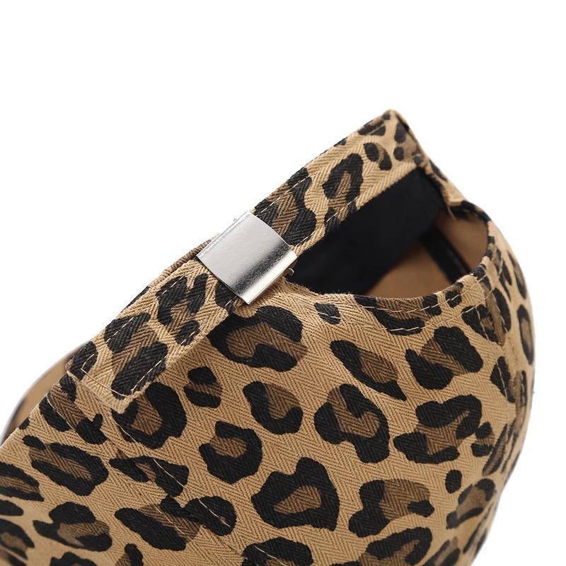 Spring And Summer Fashion Trend Leopard Print Print Baseball Cap Outdoor Leisure Cap Men'S And Women'S Youth Sun Protection Visor
