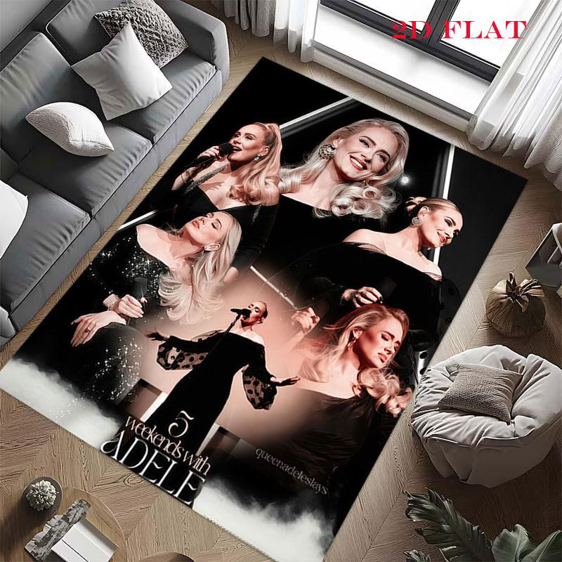 Adele Heart Carpet Rug for Living Room Bedroom Home Sofa Decoration,Kids play Nonslip Floor Mat