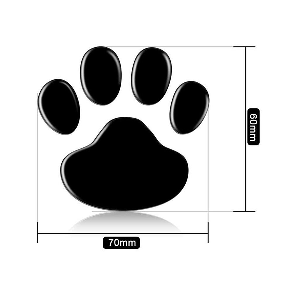 Cat Dog Footprint Bumper PVC Windshield Decals Footprint Sticker Car Stickers Autos Window Decal