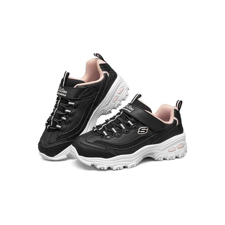 Skechers D'LITES 1.0 Casual Shoes Black Kids' 664180L-BLK