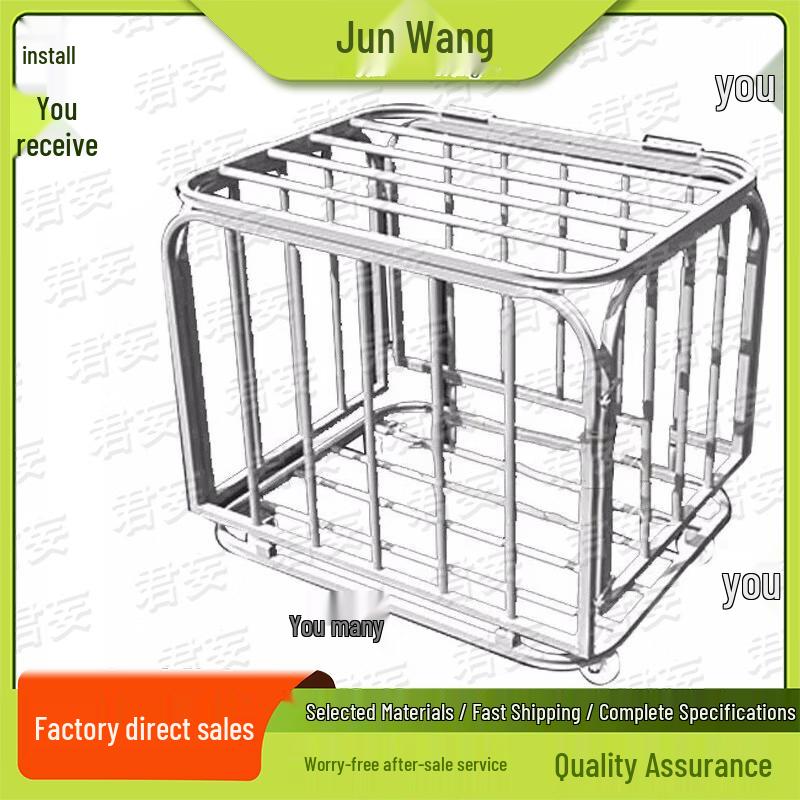 Stainless Steel Basketball Storage Cart