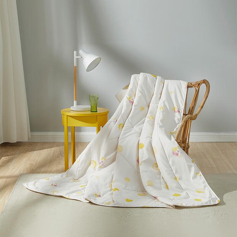 Luolai Holiday Lemon Anti-mite Washable Summer Quilt