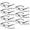 Унисекс Сверхлегкие гибкие очки для ухода за зрением, очки для чтения + 1,00 ~ + 4,0 диоптрии