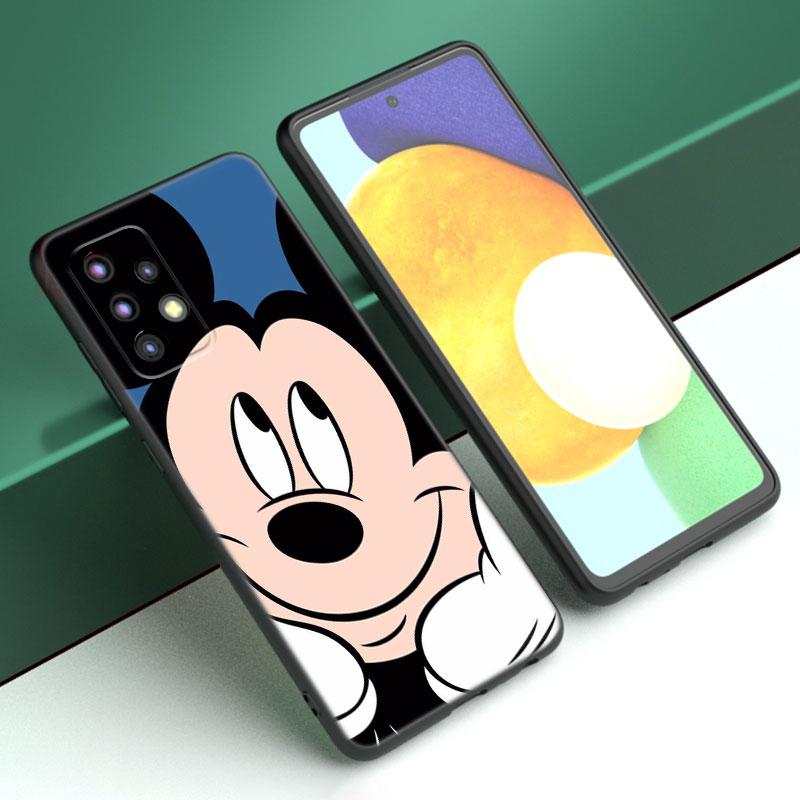 Милый чехол для телефона с Микки Маусом для Samsung A13 A22 A24 A32 A23 A25 A34 A35 A52S A53 A54 A55 A73 A12 A14 A15 A31 A33 A50 A51 A72