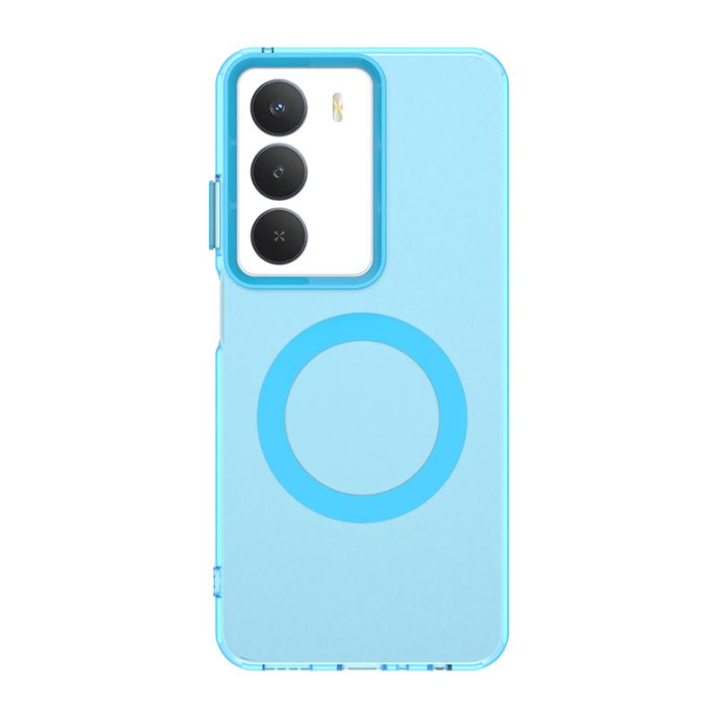 Прозрачный чехол с магнитной адсорбцией и беспроводной зарядкой для Realme C71 Прозрачный чехол для телефона Realme C71 Чехол для Realme C71 6,67 дюйма