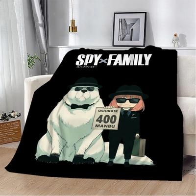 Spy X Family Пушистые мягкие одеяла для декоративного дивана, покрывала для дома и украшения, постельное белье из микрофибры, пляжное полотенце до колен