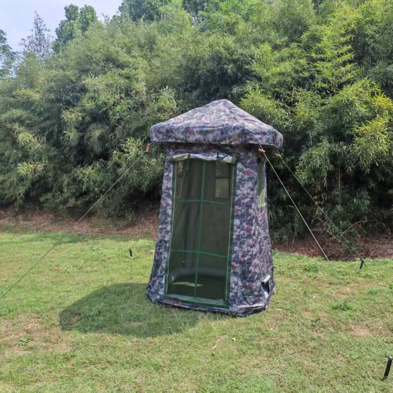 Inflatable Camouflage Field Sentry & Decontamination Tent