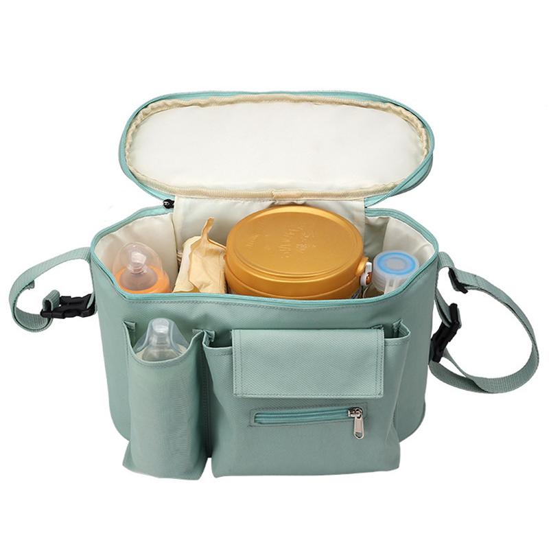 Органайзер для хранения корзины для коляски Изоляционная сумка для детских пеленок Водонепроницаемая сумка для мам