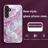 Текучее Золото Черное Для Samsung Galaxy A01 A02 A03 Core A04 A14 4G A13 54 34 31 20 25 23 22 5G S21 Ultra S20 Стеклянный Чехол для Телефона