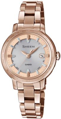 Женские солнечные часы Casio SHEEN серии Voyage с радиосинхронизацией по 6 станциям по всему миру SHW-1900CG-4AJF