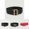 Womens Pu Material Belt With Circular Design For Daily Office And Party Looks