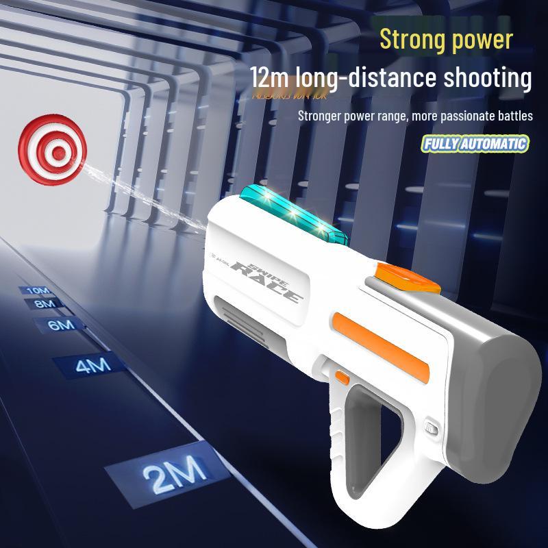 Automatic Pulse Water Gun: Rapid Fire, Easy Refill, Powerful Spray - Perfect for Songkran Festival Fun!
