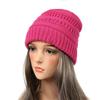 New Autumn And Winter Wool Cap European And American Women's Capped Cap Warm Knitted Cap Simple Solid-Coloured Cap
