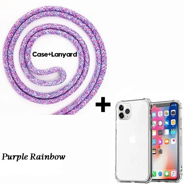 Чехол-шнурок через плечо для Samsung Galaxy A01 A72 A73 A12 A31 A41 A51 A71 A10 A40 A50 A70 A21S Ремешок-шнурок Чехол