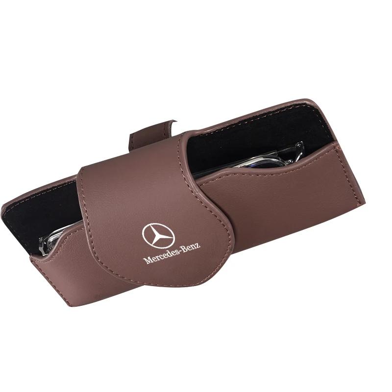 GLC GLB Автомобильный футляр для очков Солнцезащитные очки Коробка для хранения Аксессуары Для Mercedes Benz AMG GLE GLS CLS GLC CLA GLA GLK ML C197 R231