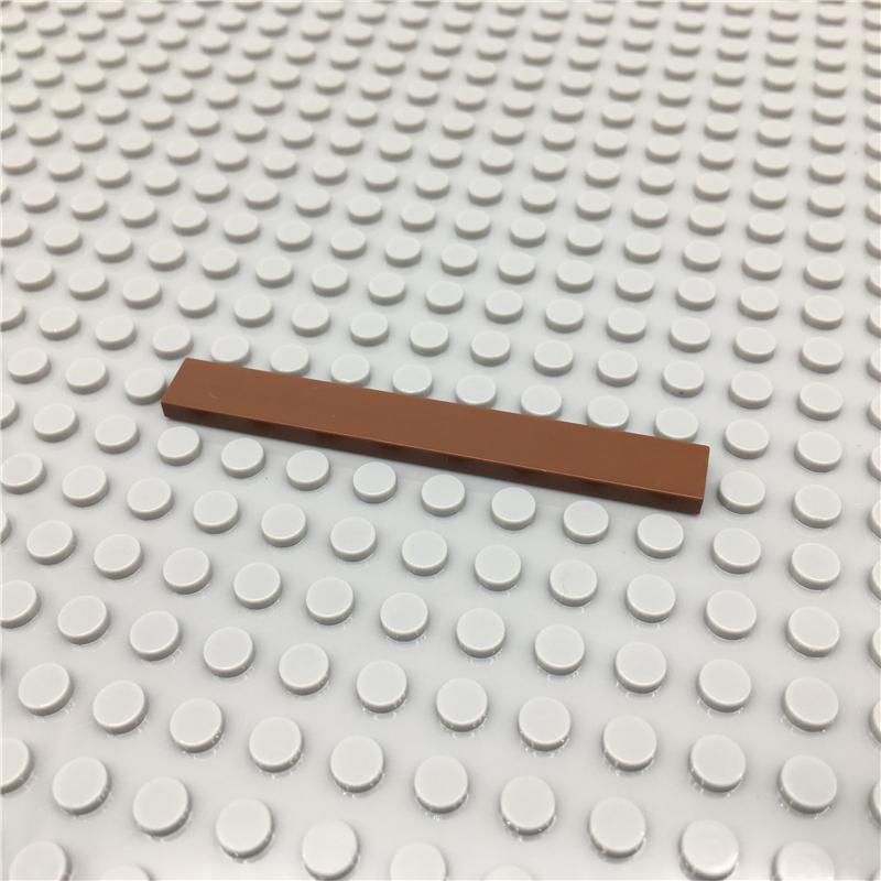 [Funbrick]80 ШТ. Плитка DIY Строительные Блоки Фигурка Кирпичики Гладкие 1x8 Образовательные Игрушки для Детей Размер Совместим с 416