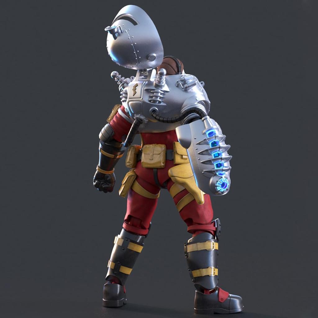 Border Model Tesla Trooper Общая длина Пластиковая модель BA001 1/12 16.5см Предварительно окрашенная (Человек)