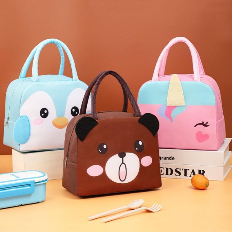 Portable Camping Picnic Carryall Fridge Thermal Carryall Women Childrens School Thermal Insulated Lunch Box Tote Food Cooler Carryall Pouch