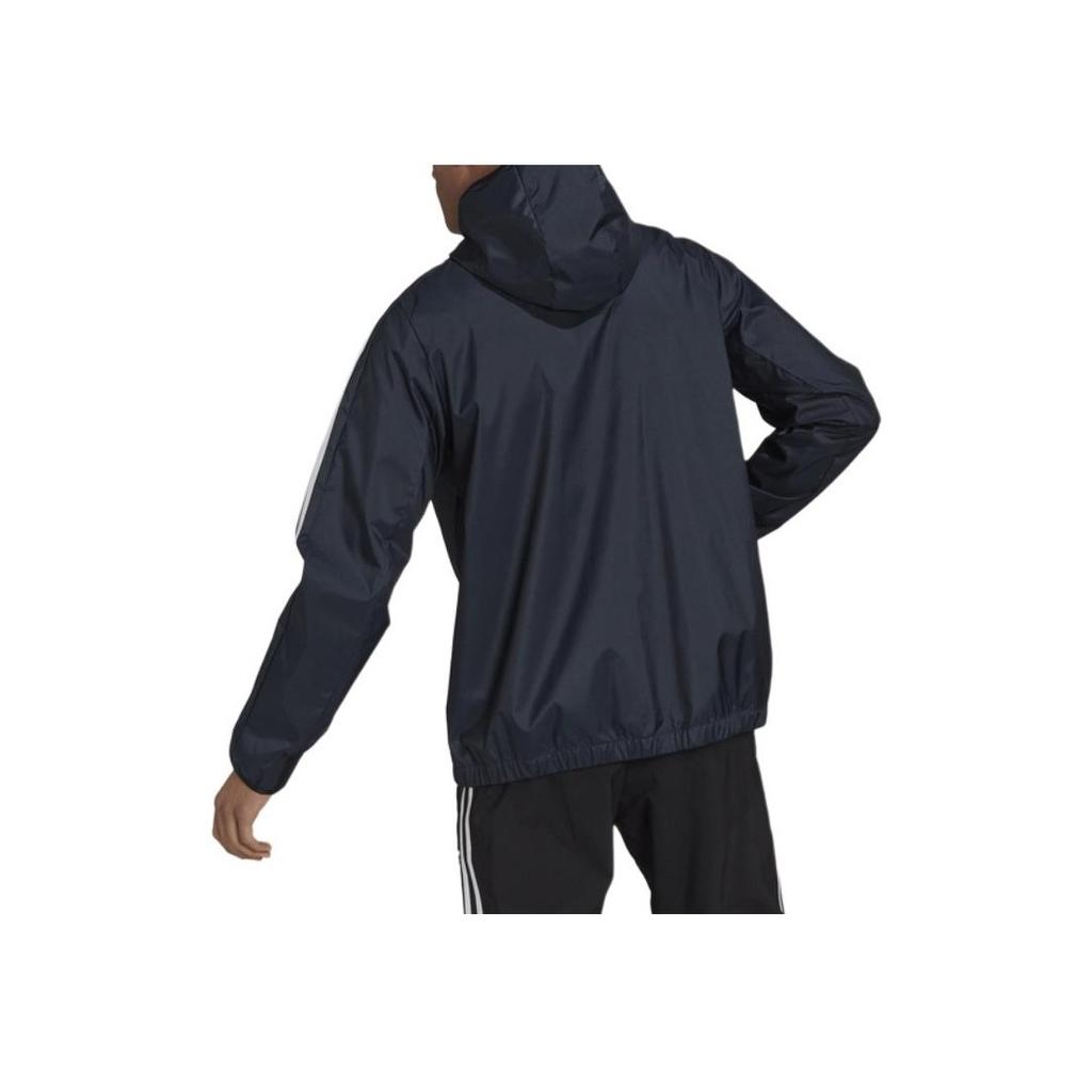 Adidas Беговая тренировочная куртка с капюшоном, мужская верхняя одежда, черная GQ0622