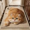 3D кошачий глаз Силикофлора Коврик для пола, Коврик для пола в ванную комнату дома, Быстросохнущий впитывающий влагу Коврик для ног, Легко моющийся Коврик для ванной