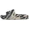 Кроссовки унисекс Adilette 22 Slides Carbon Aluminium Серые GX6947