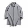 Summer Pure Cotton Shirt Men's Summer Loose Fitting Shirt