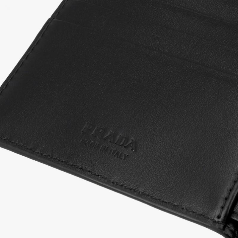 Prada Кошелек с логотипом-треугольником из зернистой кожи 2mo513 2e54 F0002