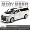 Модель автомобиля Toyota Alphard Alloy в масштабе 1/18 — высокодетализированная коллекционная модель — идеально подходит для демонстрации, декора офиса, подарка