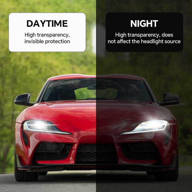 Для Toyota GR SUPRA - Защитная пленка TPU для фар и зеркал заднего вида, вырезанная по форме, прозрачный PPF, устойчивая к царапинам, невидимая