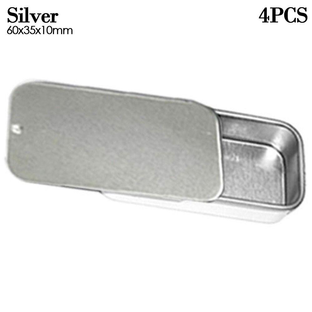 Металлическая коробка для крем-бальзама, алюминиевая жестяная банка, многоразовые бутылки, косметический контейнер, чайные банки