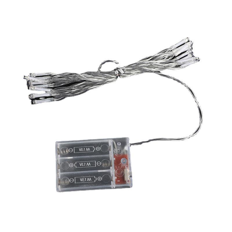 Мигающие светодиодные гирлянды на батарейках для наружного рождественского и свадебного украшения