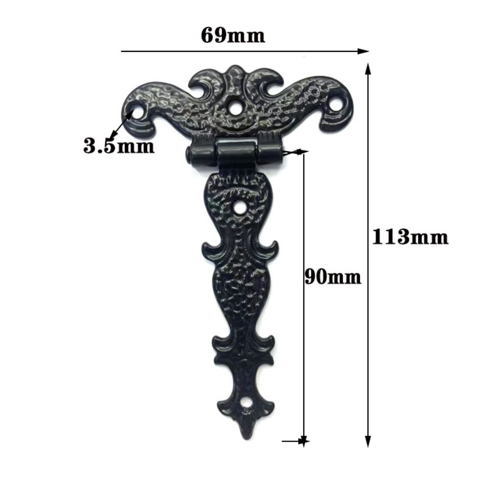 Zinc Alloy Vintage Hinge Antique Bronze Tee Hinge Decorative Home Hinge  Door