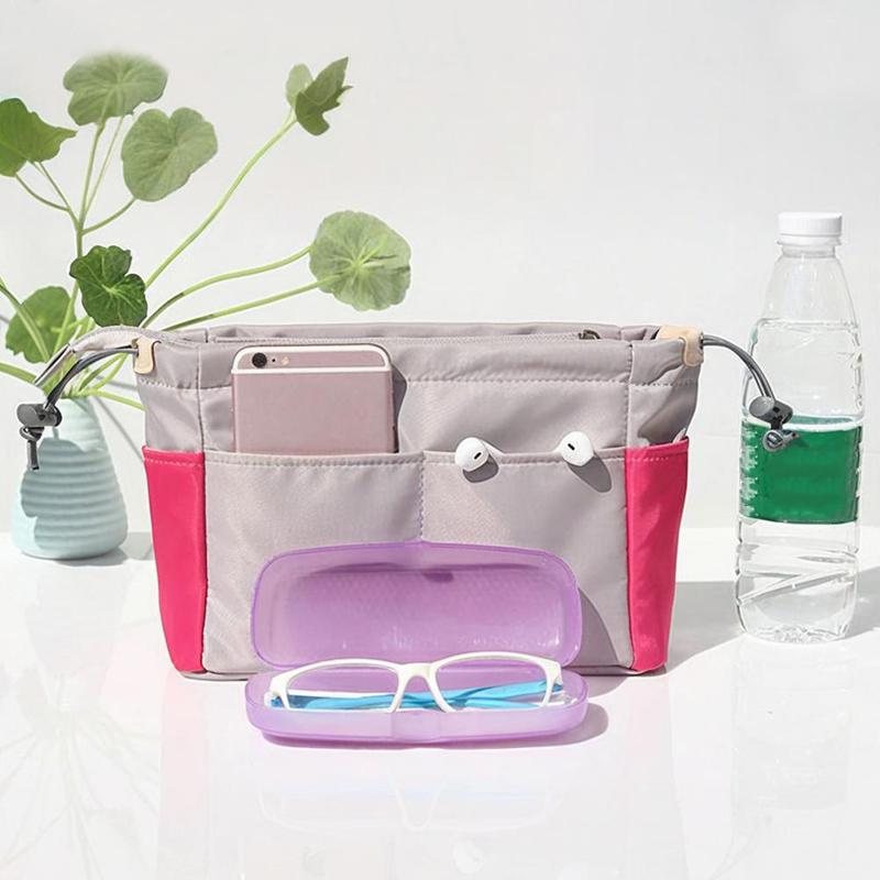 1 шт. Косметический органайзер большой вместимости, прочная косметичка с отделениями 25x8x17см