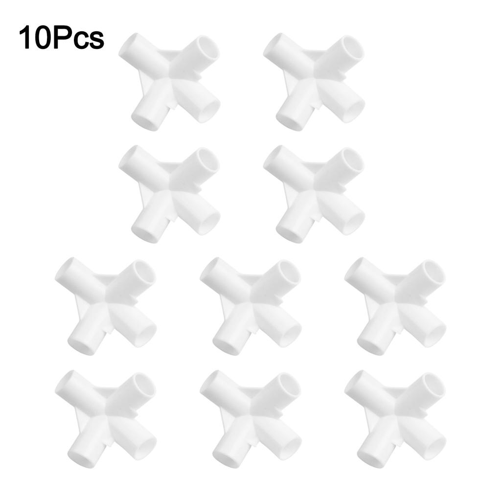 High Strength Canopy Pole Connector for Tents Wardrobes 16mm I D (10PCS)