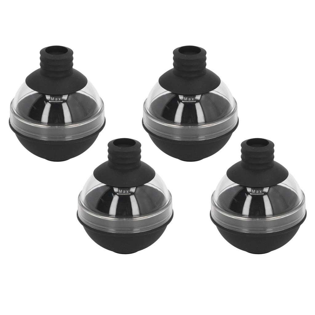 4Pcs Ice Ball Mould Silicone Sphere Ice Cube for Cocktails Bourbons Beverages 6cm Diameter