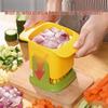 Multifunctional Vegetable & Fruit Dicer: French Fry, Onion, Cucumber, Carrot, and Ham Cutter
