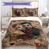 Harley Quinn Pattern Printed 3PCS Bedding Set, Soft Skin-Friendly Washable Duvet Cover & Pillowcases Set