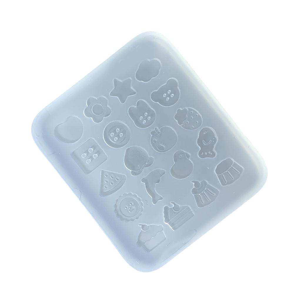 Multipurpose Sturdy Silicone Mould for Crafting Unique Button Waterproof and Portable Home Decoration Easy Demold