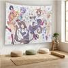 N-Nekopara Кавайная настенная гобеленовая tapestry Психоделическое искусство Декор для общежития и спальни