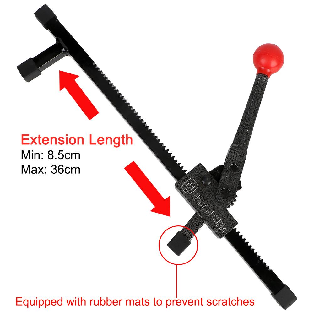 Автомобильный съемник вмятин, комплект для ремонта кузова без покраски с 2 шт., язычки для вытягивания клея, ручной расширитель, инструмент для удаления вмятин оранжевого цвета