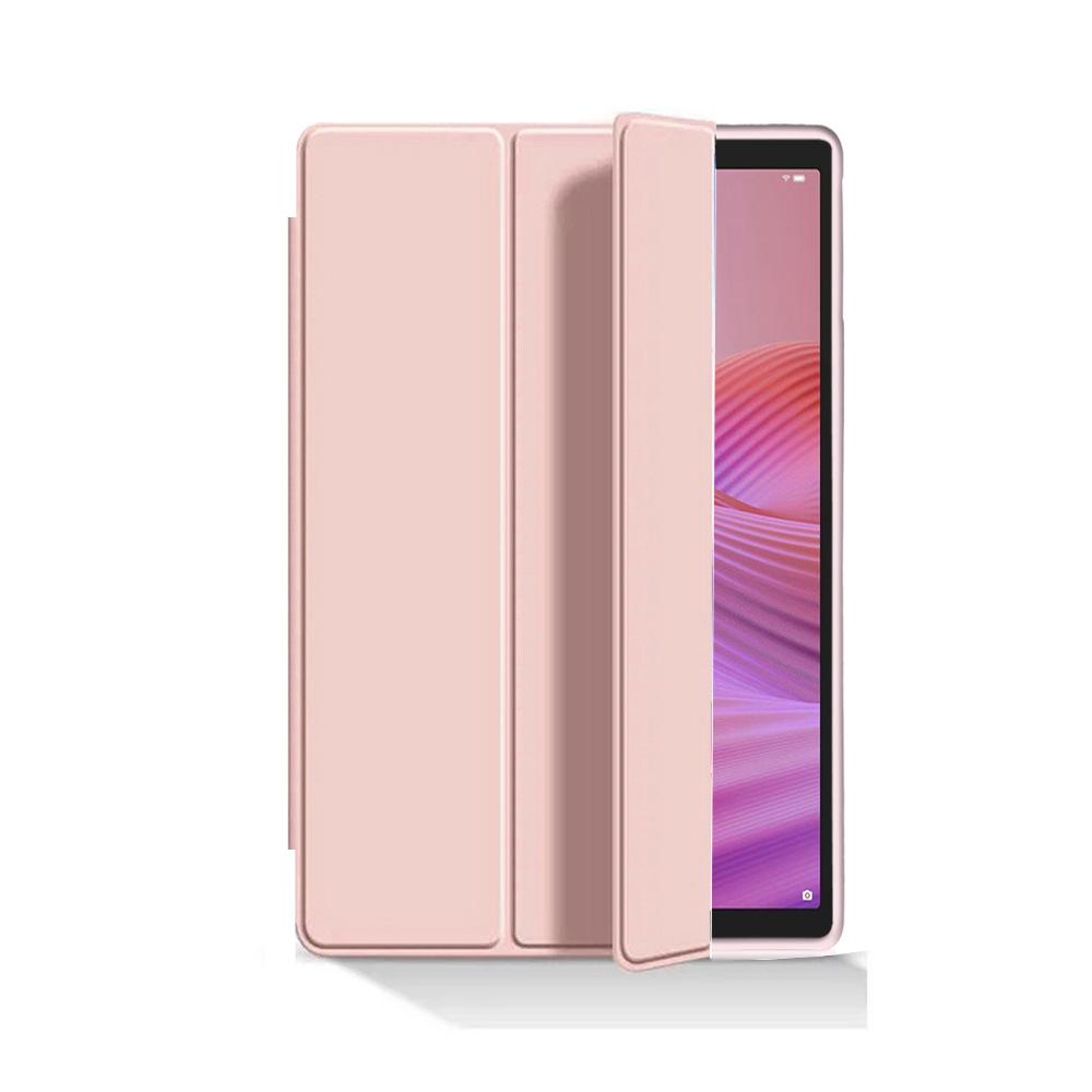 Чехол-книжка Lenovo Tab One 8.7 2025 TB305FU, из ТПУ, с тремя сгибами, мягкий