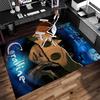 1pc Coraline Print Area Rug - Soft,Washable Non-Slip Indoor Mat for Office Chairs,Living Room,Home Office Decorative Rug