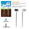 Mini Electronic Soil Temperature Moisture Meter Temperature Humidity Tester for Garden Plants Soil