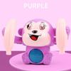 Voice-activated Tumble Monkey with Music Light Cute Toy Electronic Pet Crawling Toys Birthday Gift for Kids