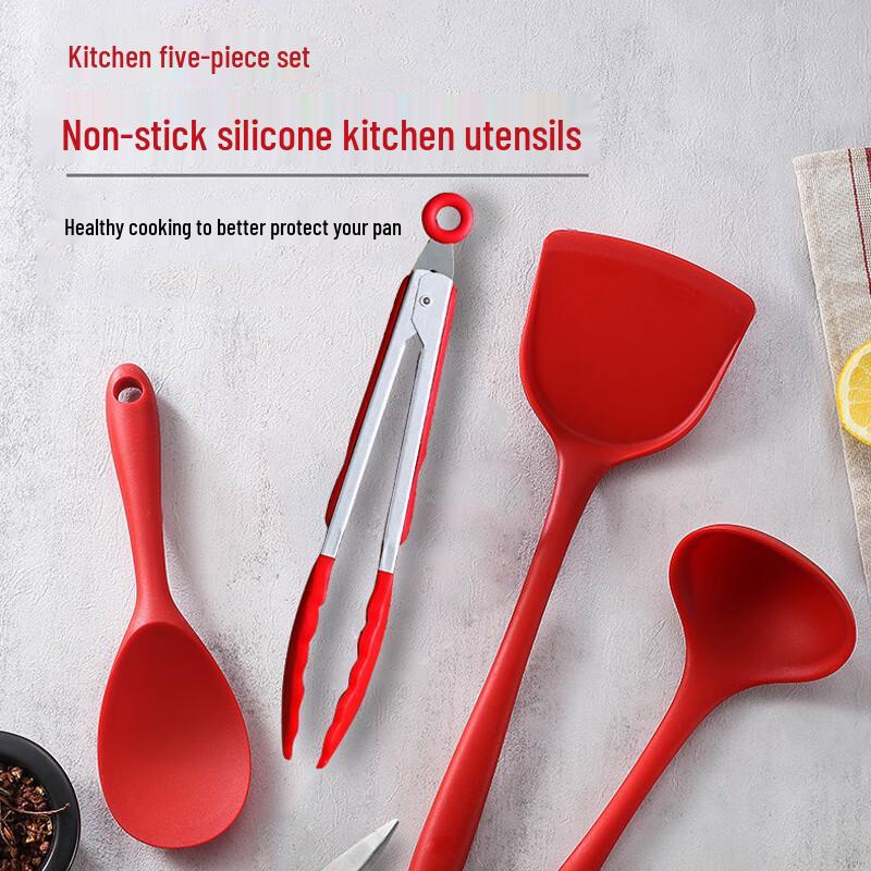 Denou Aililaide DN-265 Silicone Kitchen Utensil Set (5-Piece)