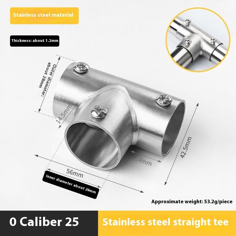 1 шт. Морская яхта Док Тент Труба Аксессуары Труба из нержавеющей стали Соединитель трубы Поручень лодки Фитинг для рейлинга Тройник Колено