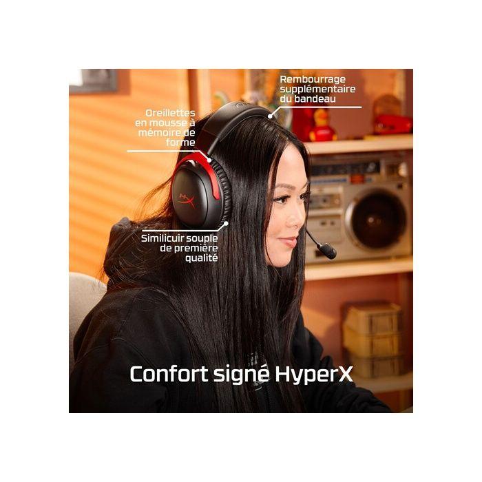Casque Gamer Sans Fil - HyperX Cloud III S Wireless - pour PC et console