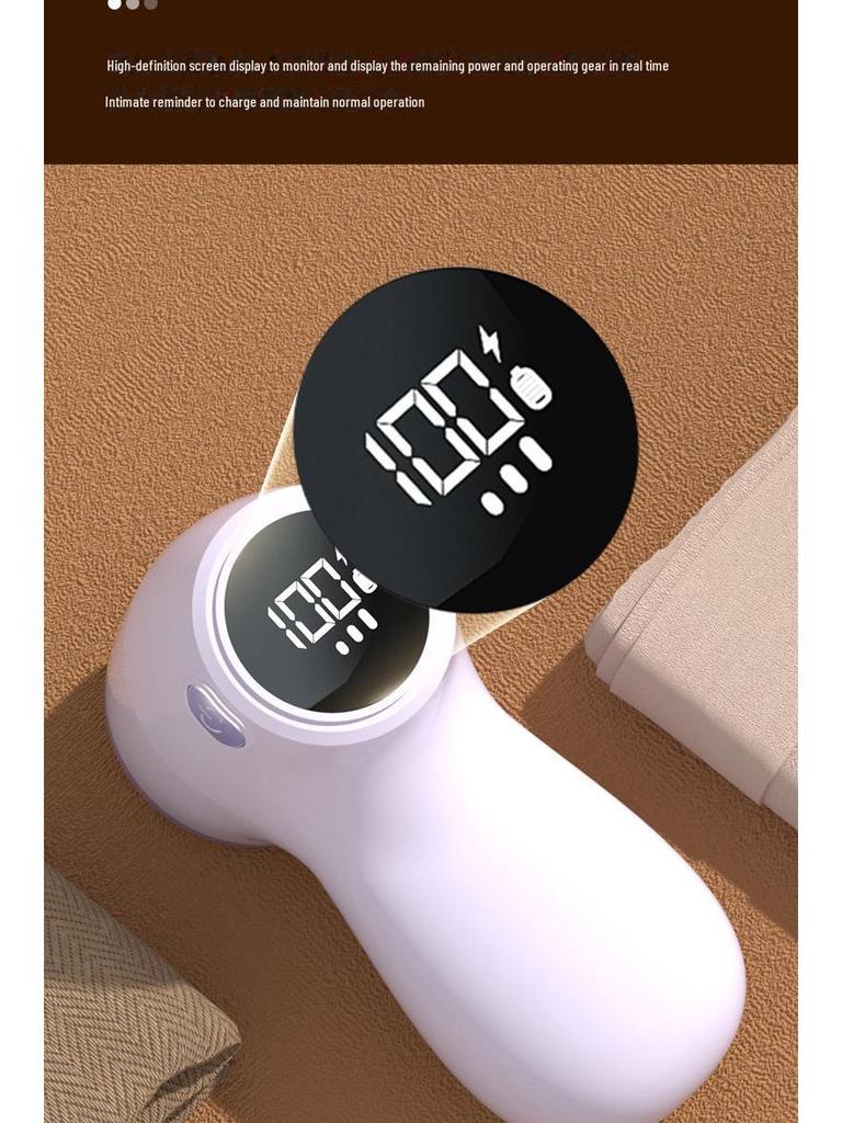 Перезаряжаемый 2-в-1 эпилятор и триммер с цифровым дисплеем для домашнего использования