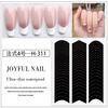 Nail Art French Edge Auxiliary Sticker Wind Crescent Smile Line Nail Art Sticker V-Shaped Nail Polish Sticker