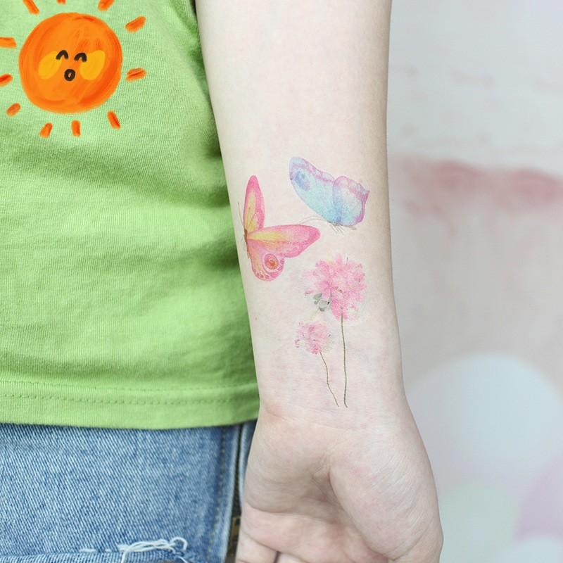 Новая водонепроницаемая 3d татуировка бабочки с макияжем, милые татуировки, модные татуировки, наклейки